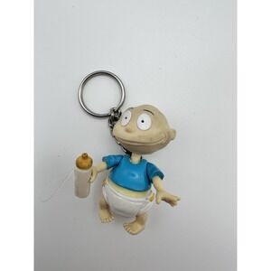 Vintage Rugrats Tommy Pickles w/Bottle Keychain 1997 Viacom Nickelodeon‎ Keyring